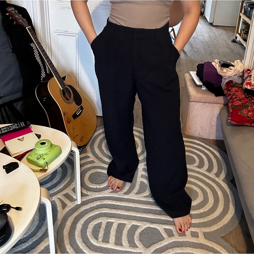 Abercrombie & Fitch - Sloane Tailored Pant - Dark Navy